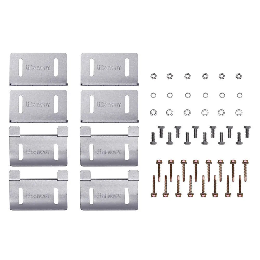 Renogy Solar Panel Mounting Curved Z Bracket -- Set of 4 (SC)