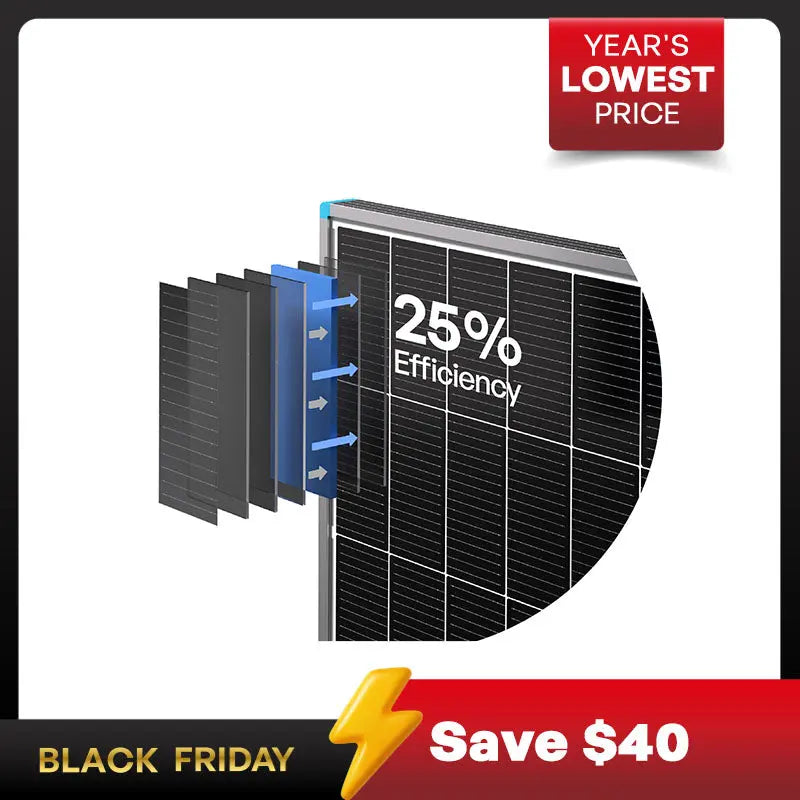 Renogy N-Type 16BB 200W 175W 100W Rigid Solar Panel (SC)