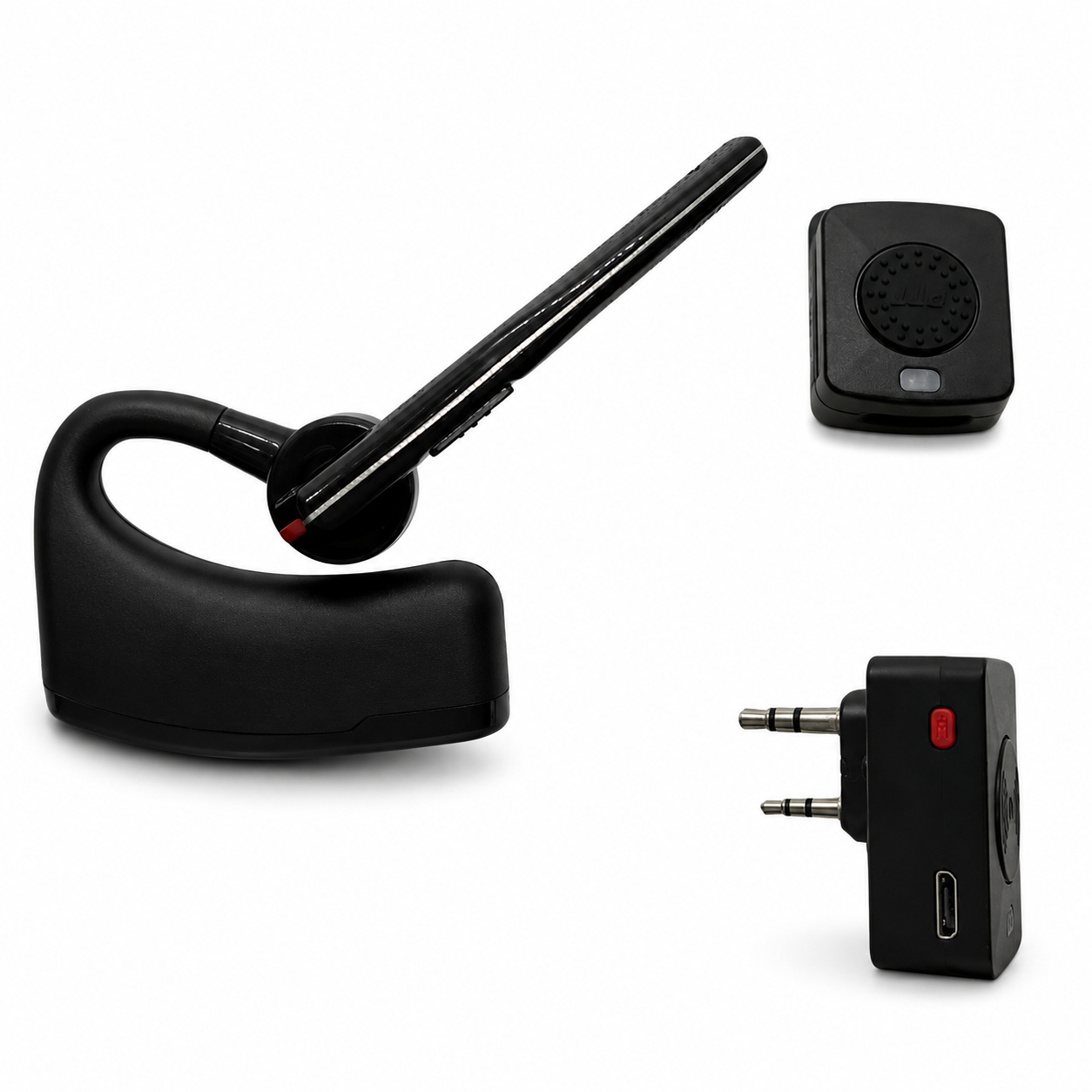 RUYAGE HB780D Bluetooth PTT Headset Kit for K-Type Walkie Talkies