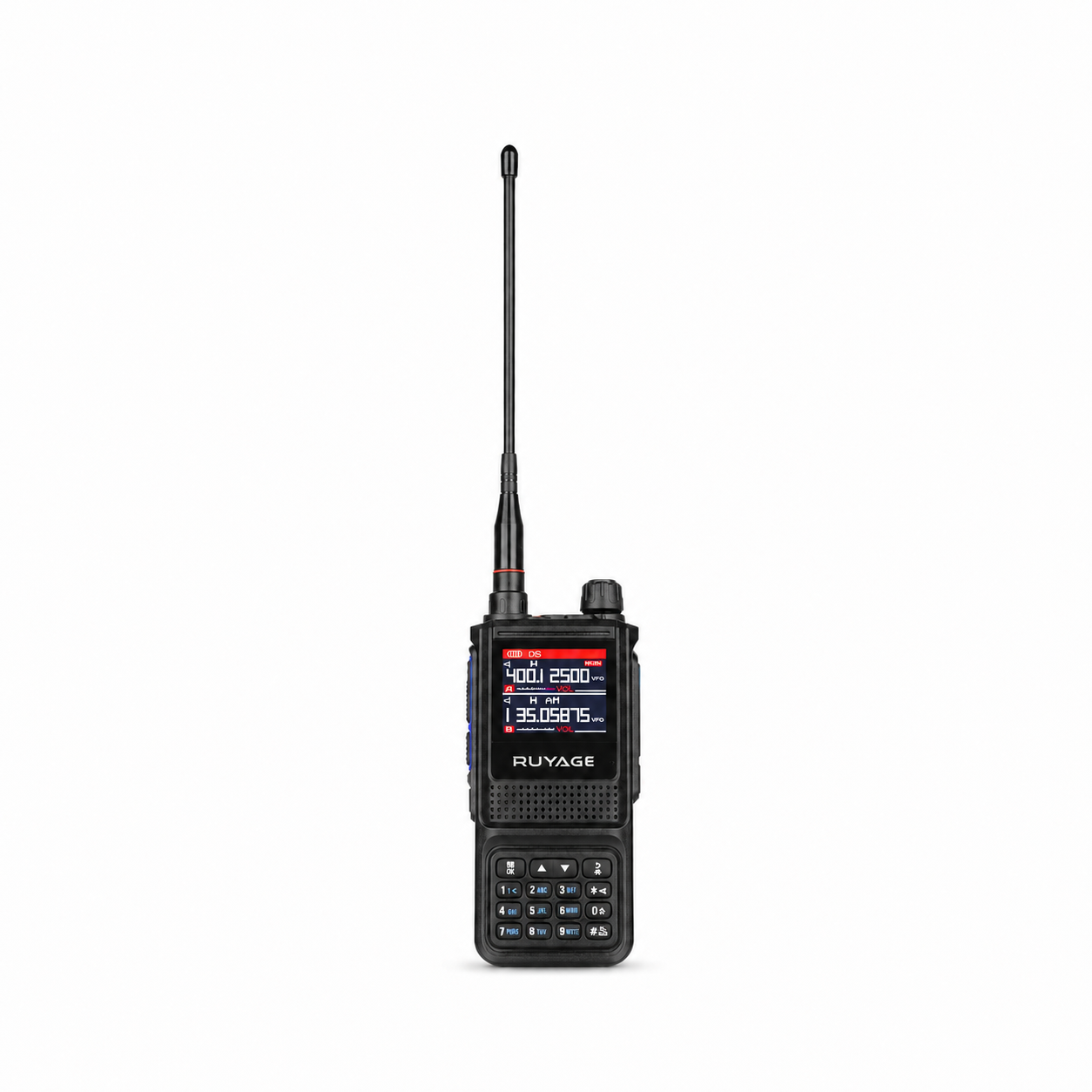 RUYAGE UV1D 5W 6-Band VHF/UHF Analog Walkie Talkie