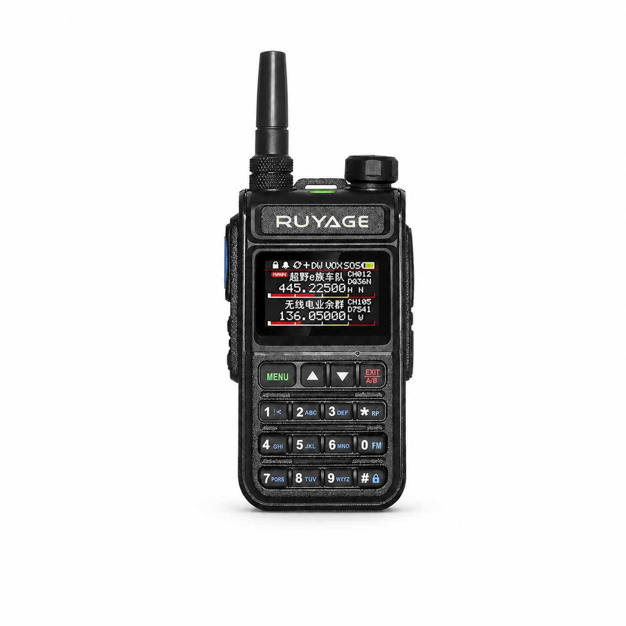 RUYAGE UV58 Plus 5W 6-Band Analog Walkie Talkie