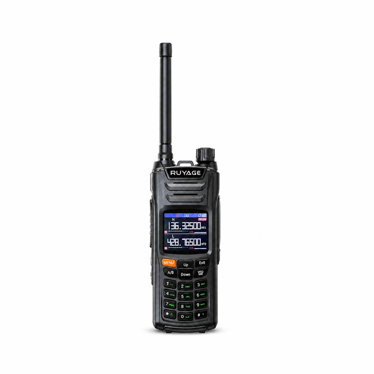 RUYAGE UV6D 6 Band VHF/UHF Analog Walkie Talkie with GPS