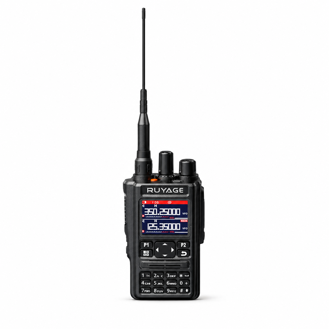 RUYAGE UV9D 6-Band GPS Bluetooth Analog Walkie Talkie