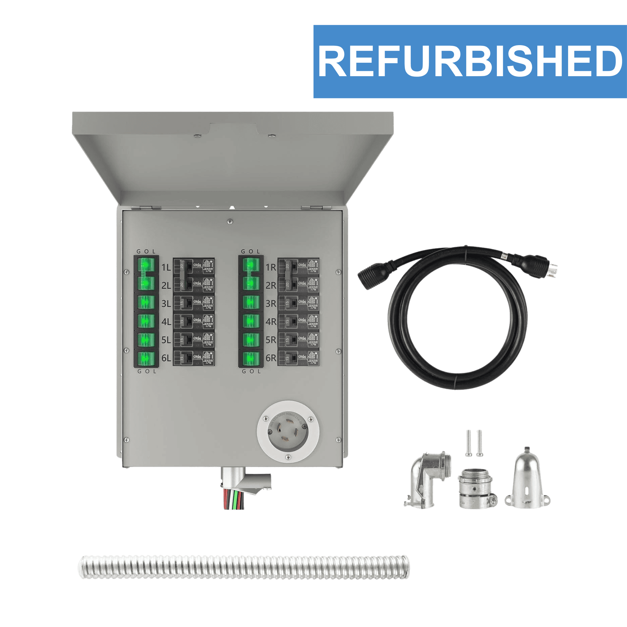 Refurbished - Nature's Generator 120/240V 30A 12-Circuit Non-Automatic Transfer Switch