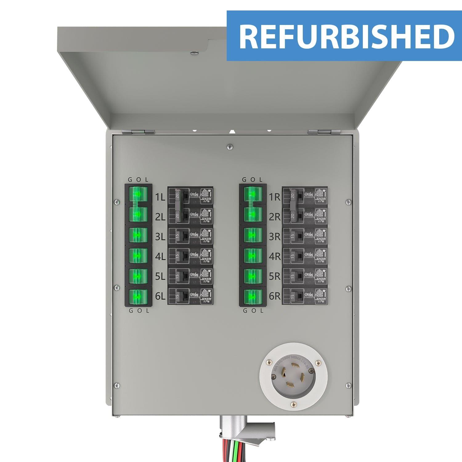 Refurbished - Nature's Generator 12-Circuit 120/240V 30A Non-Automatic Power Transfer Switch (SC)