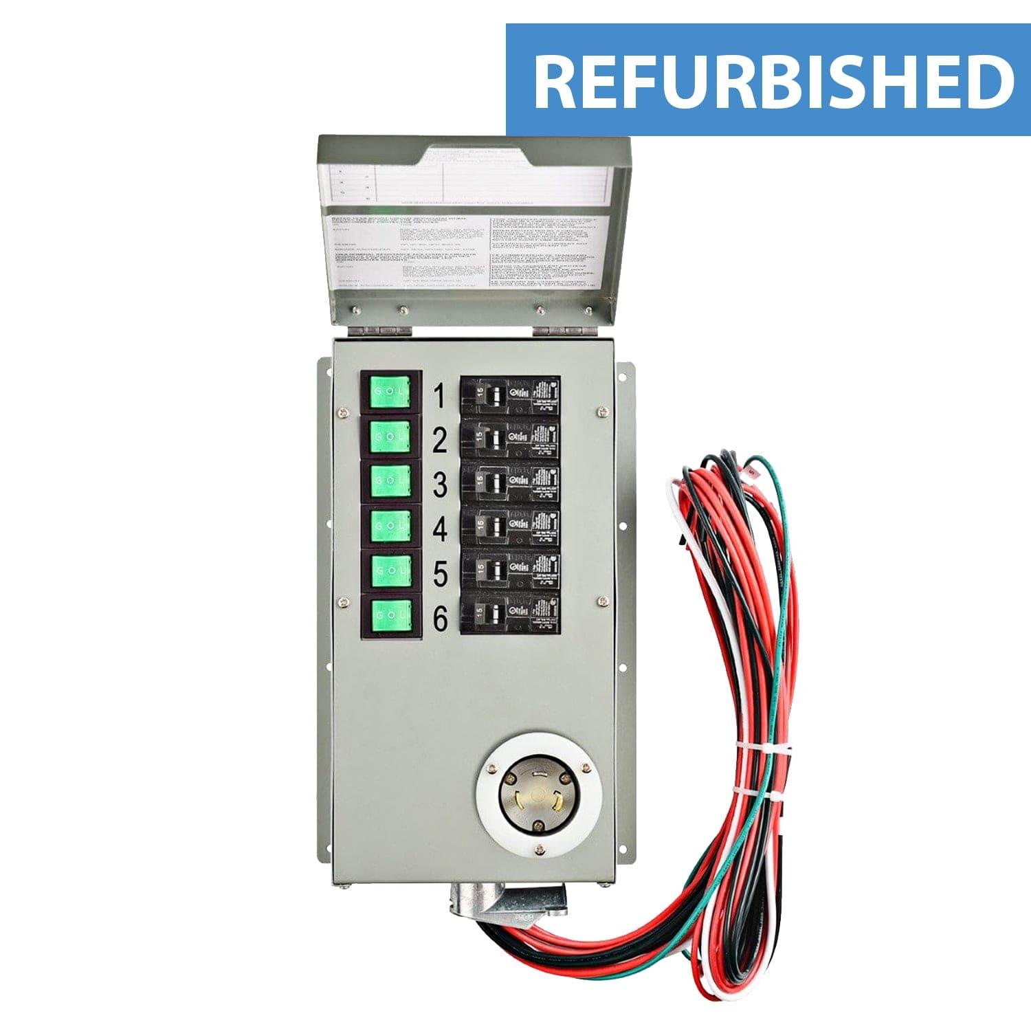 Refurbished - Nature's Generator 120V 30A 6-Circuit Manual Transfer Switch (SC)
