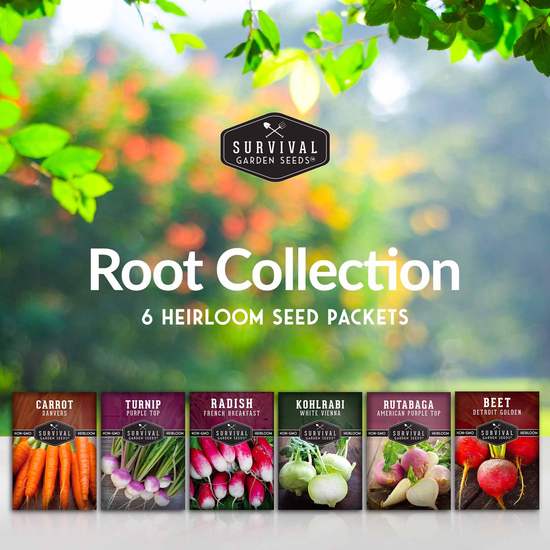 Root Vegetable Seed Collection - Cool Weather Favorites (SC)