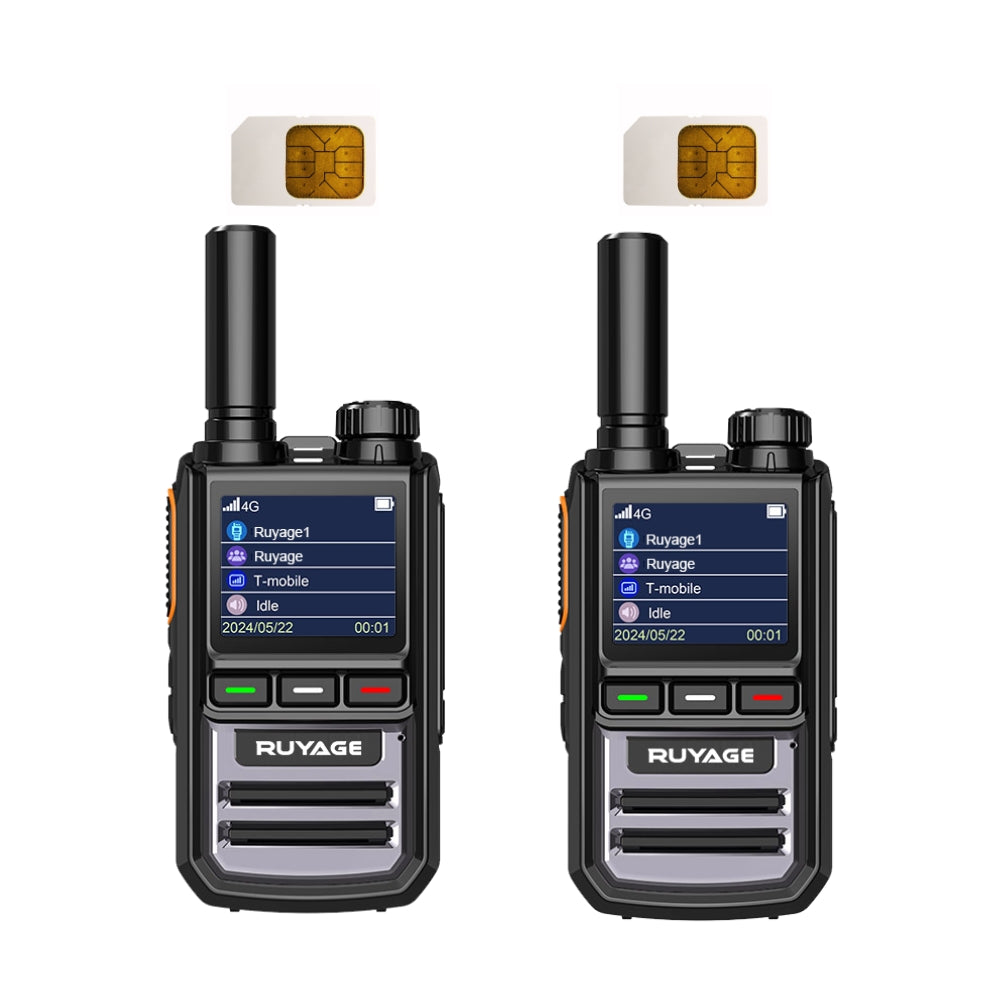 Ruyage R1 Two Way Radio Nationwide LTE Push-to-Talk Walkie Talkie