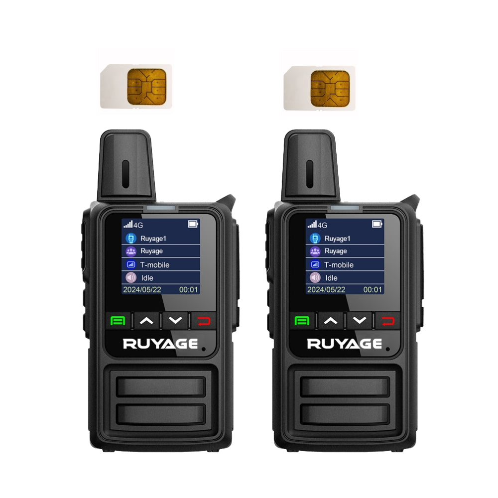 Ruyage R2 Two Way Radio Nationwide LTE Push-to-Talk Walkie Talkie