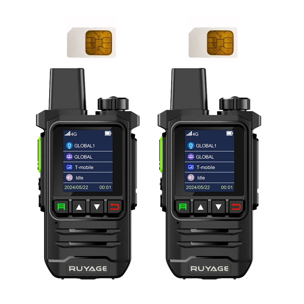 Ruyage X20 Two Way Radio Nationwide LTE Push-to-Talk Walkie Talkie