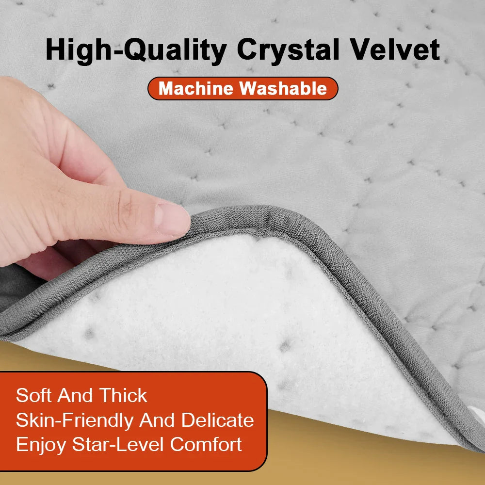 12V Car Electric Heated Blanket Energy Saving Warm Throw for Truck RV SUV