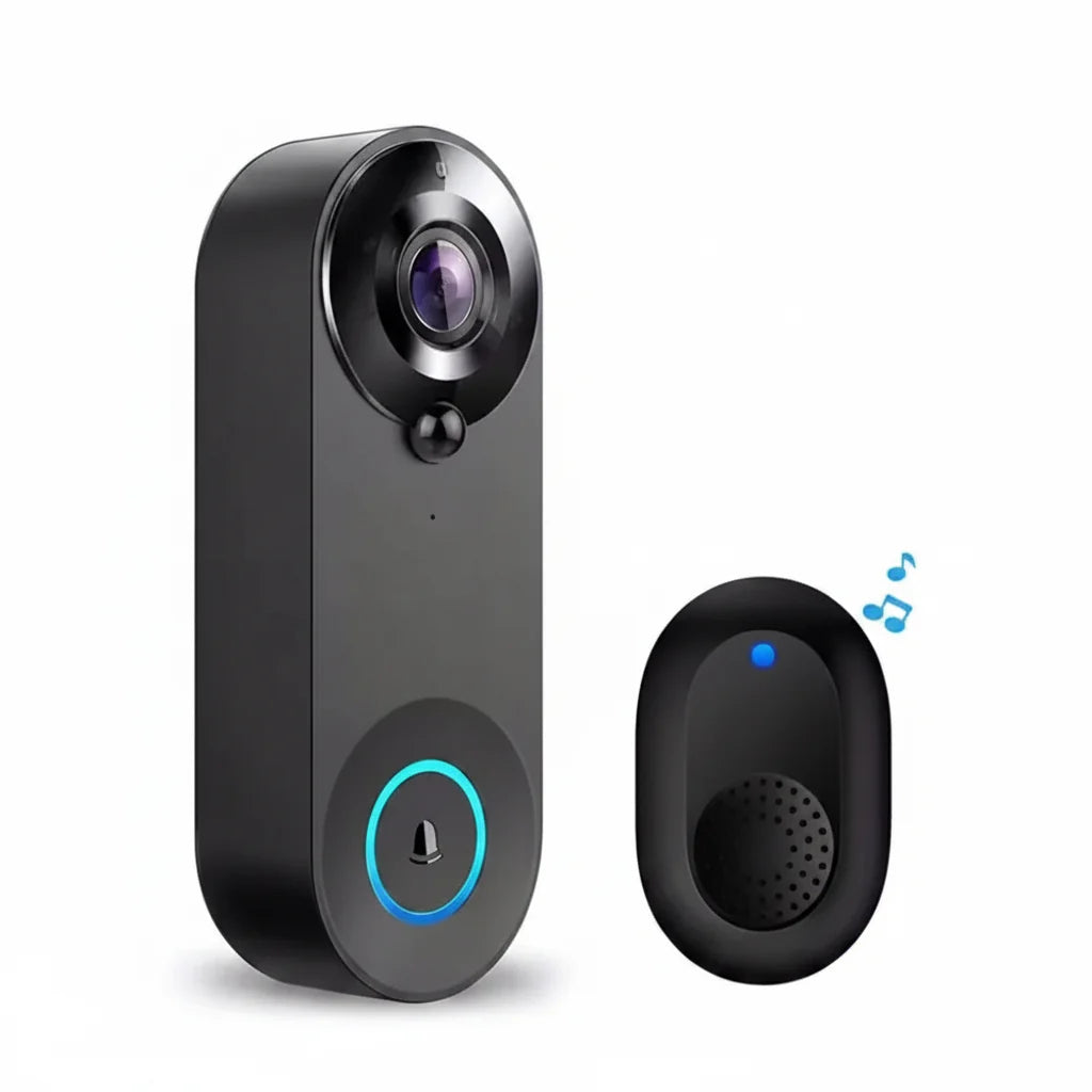 1080P Smart Video Doorbell WiFi Camera PIR Motion Detection Two Way Audio