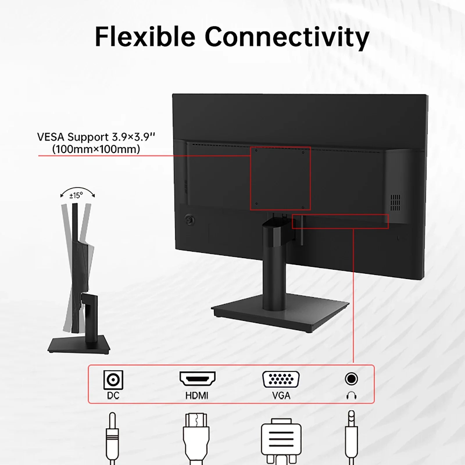 24" 1080P 100Hz FreeSync Gaming Monitor, HDMI, VGA, HDR10, Office Display