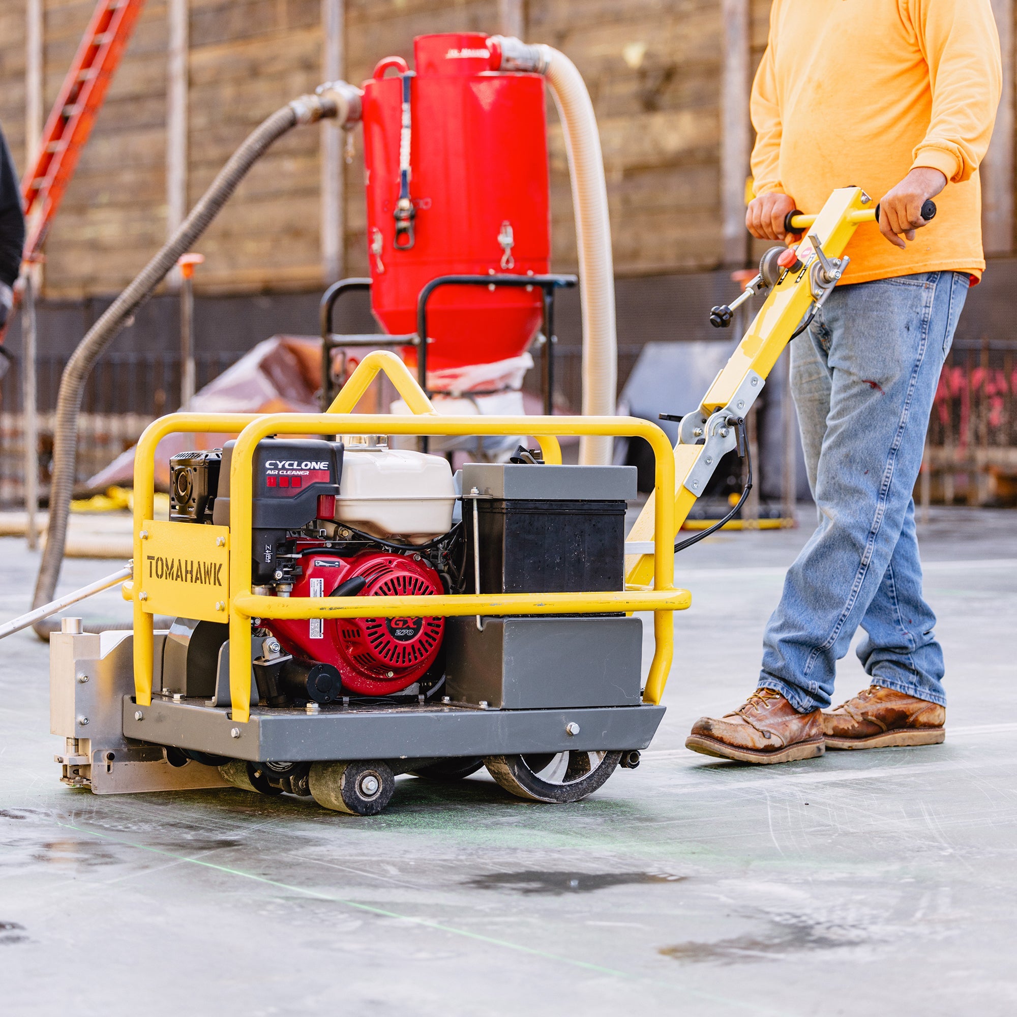 10" Early Entry Green Concrete Saw with 13 HP Honda GX390 Engine (SC)