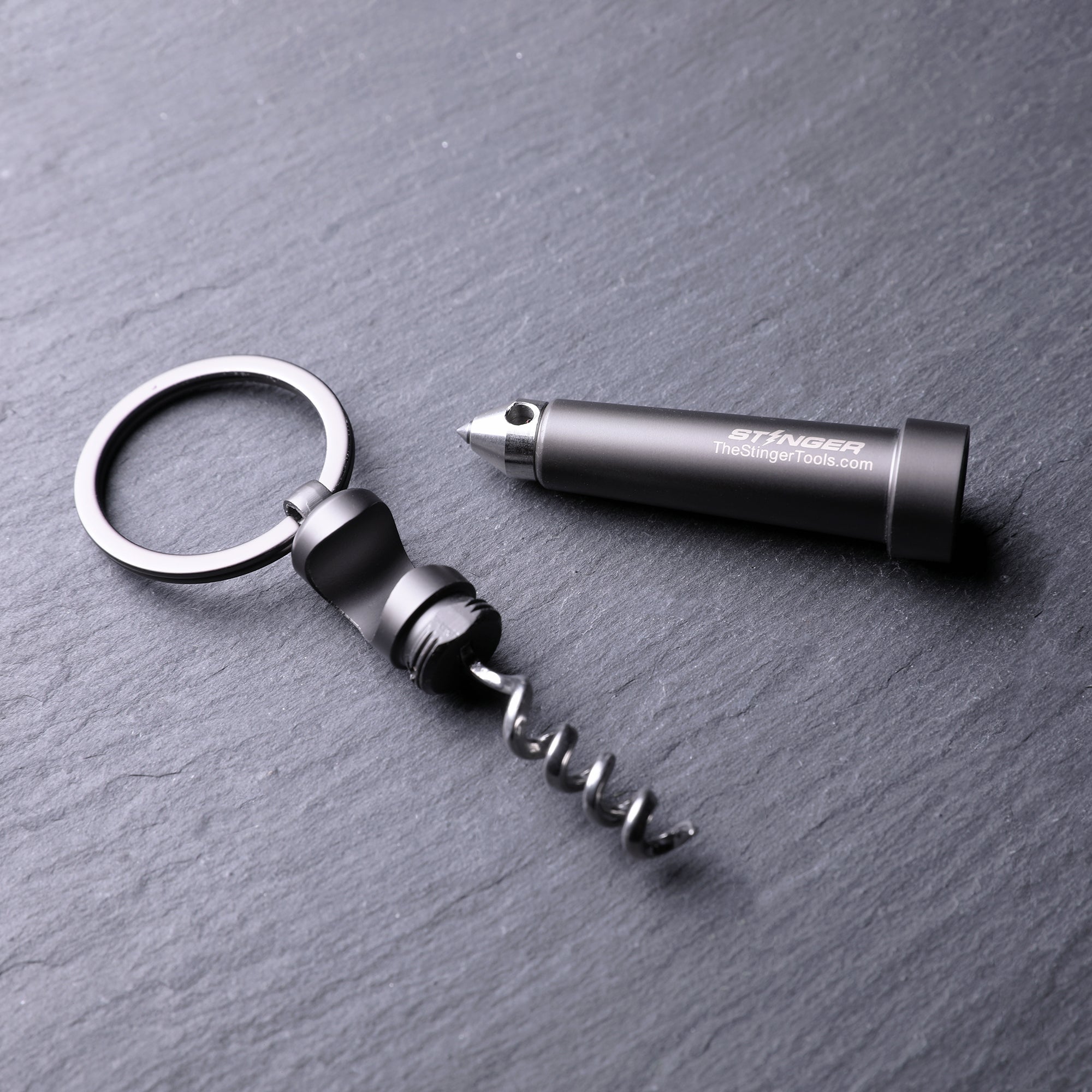 Stinger Multi-Tool Keyring with Glass Breaker Bottle Opener (SC)