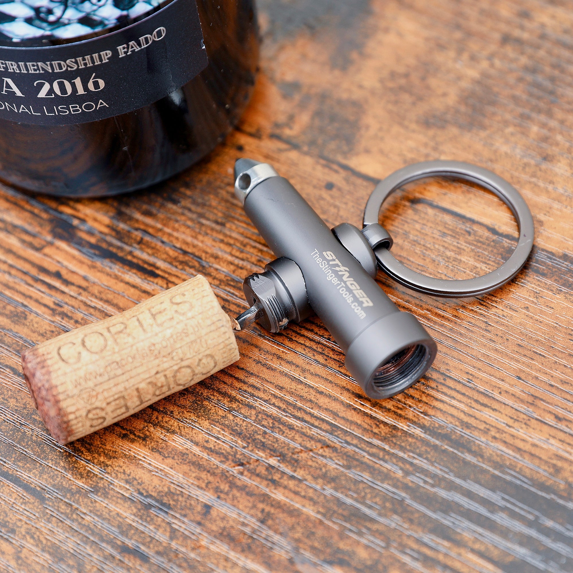 Stinger Multi-Tool Keyring with Glass Breaker Bottle Opener (SC)