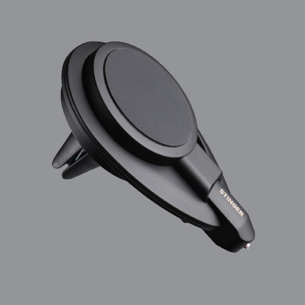 Stinger Car Vent Mount Magnetic Phone Holder Emergency Tool (Black) (SC)