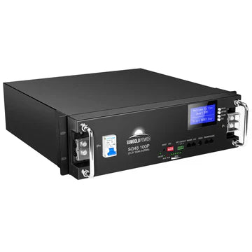 SunGold 48V 100AH Server Rack LiFePO4 Lithium Battery SG48100P UL1973 UL9540A (SC)