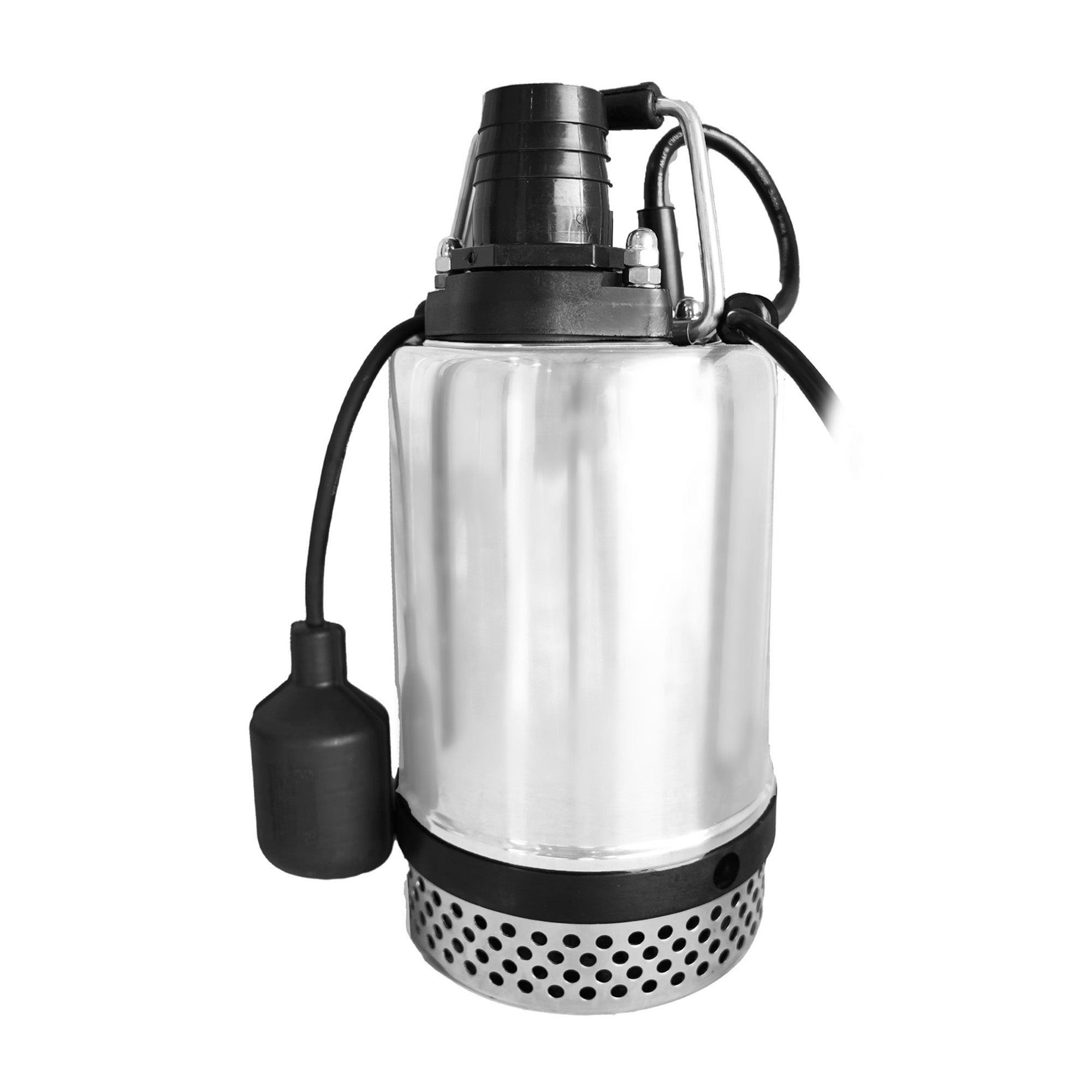 Tomahawk 1 HP Submersible Trash Pump, 73 GPM / 4380 GPH, 750W with Automatic Float Switch Top-Outlet for Flooded Basements, Pools, and Construction Sites (SC)