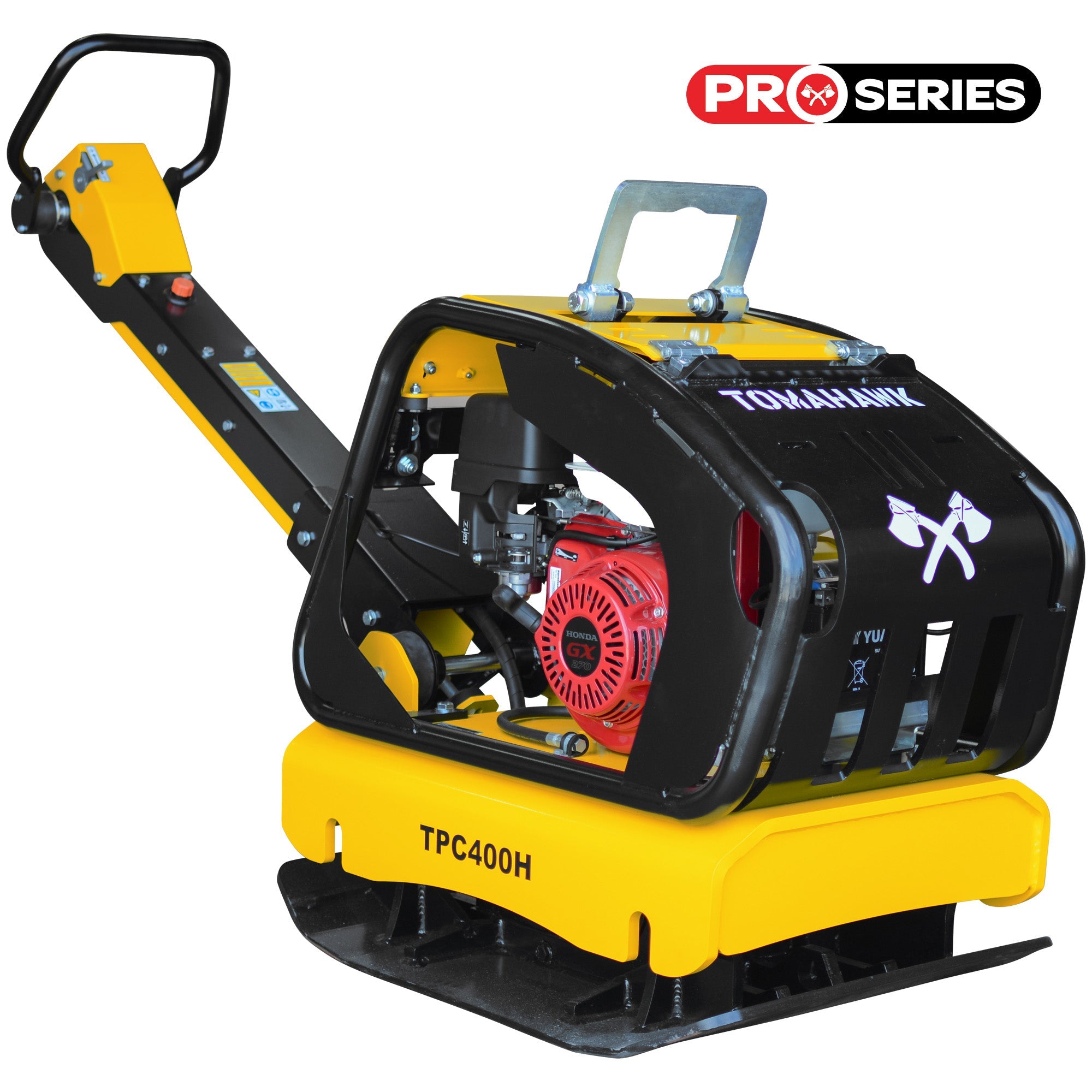 9HP Reverse Plate Compactor Honda GX270 Electric Start 11,690 lbs/ft² for Granular Cohesive Soil Compaction (SC)