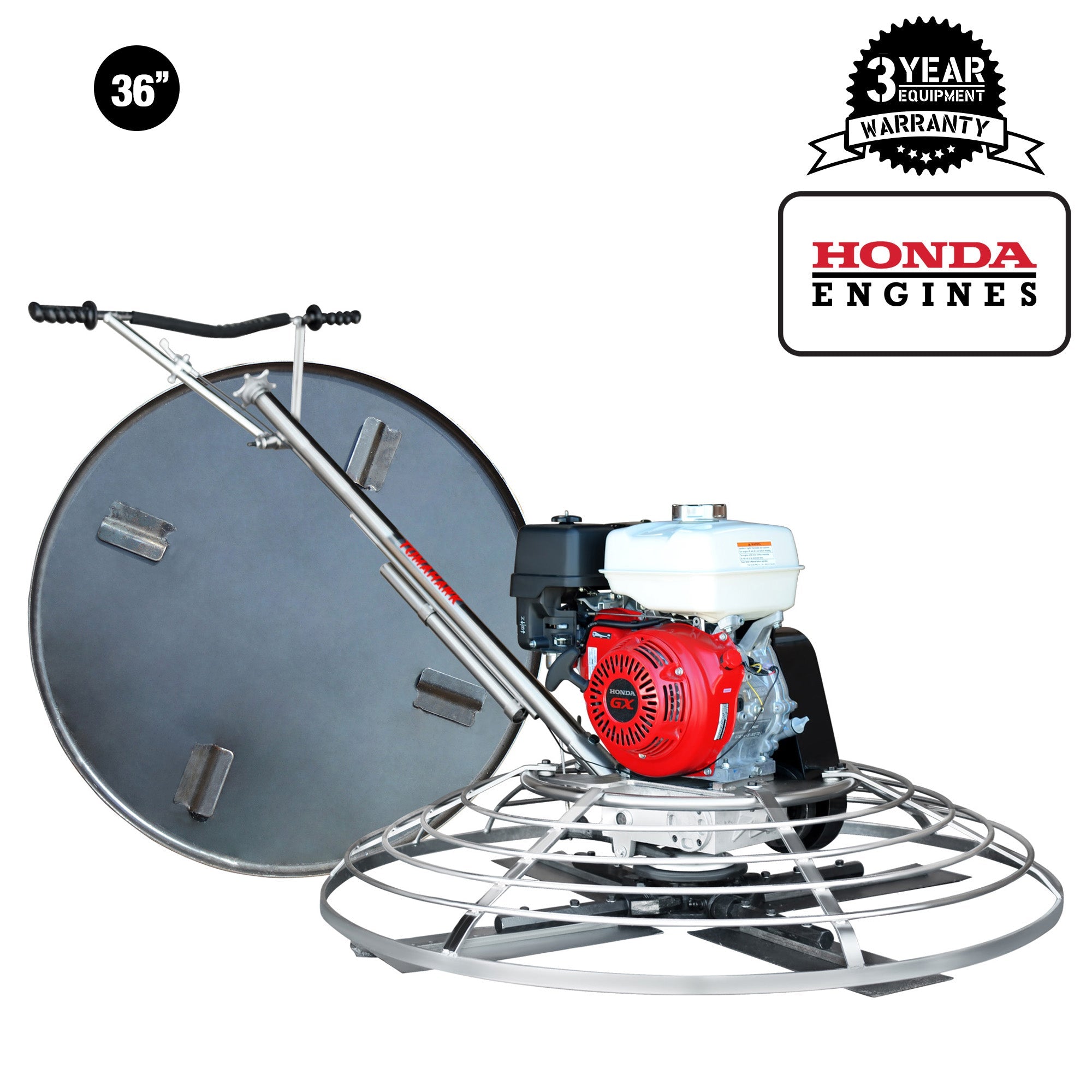 36" Concrete Power Trowel 5.5HP Honda with Float Pan Cement Finishing Tool (SC)