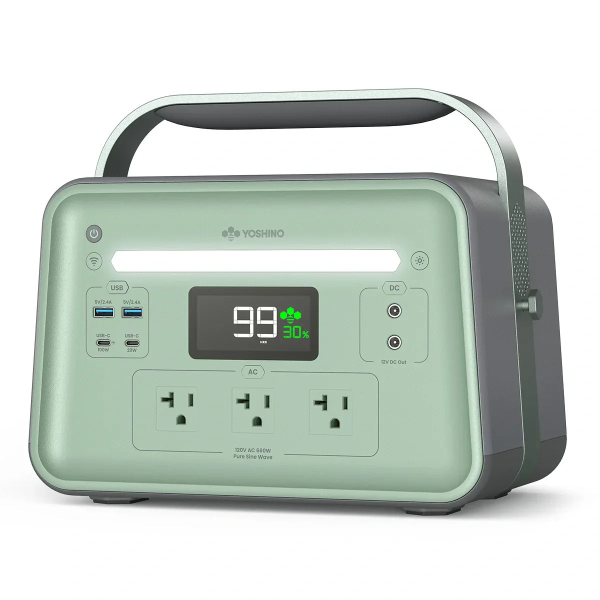 Yoshino B660 Solid-State Portable Power Station - 660W | 602Wh (SC)