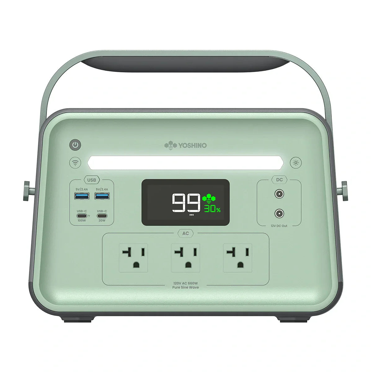 Yoshino B660 Solid-State Portable Power Station - 660W | 602Wh (SC)