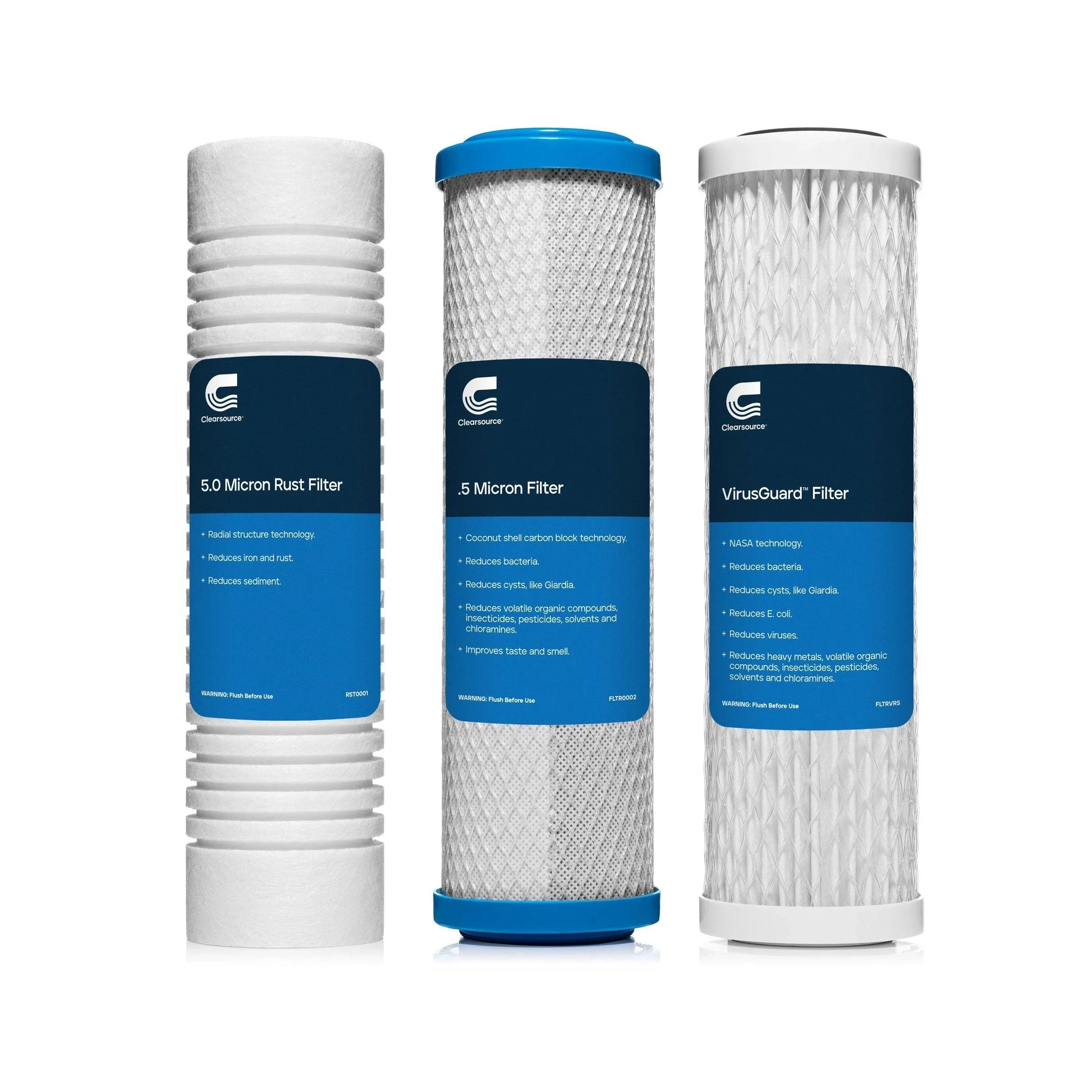 Clearsource Ultra RV Water Filter System Replacement Filters (SC)