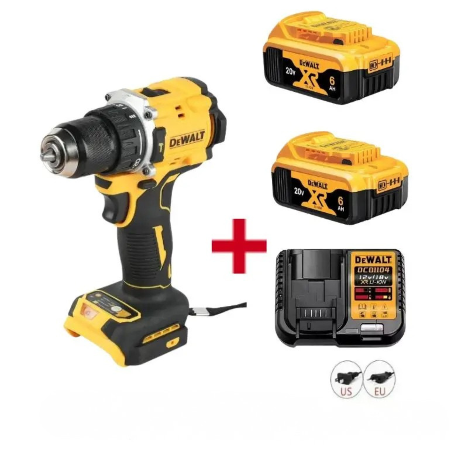 20V Brushless Cordless Impact Drill Electric Screwdriver Multi Function Tool