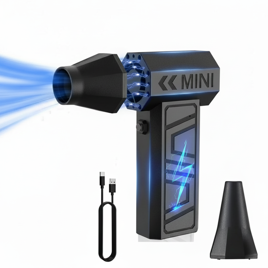 130000RPM Electric Air Duster Cordless Compressed Air Blower Rechargeable Cleaner