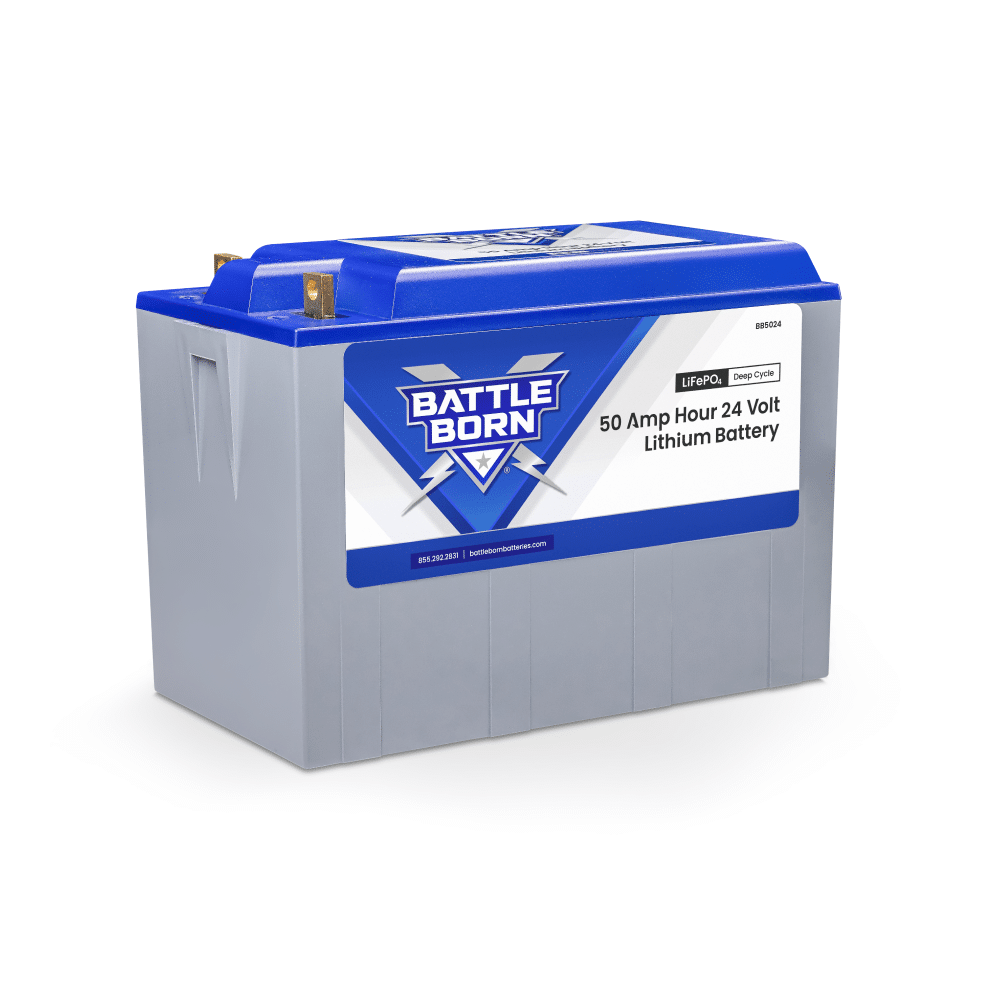 Battle Born 50Ah 24V LiFePO4 Deep Cycle Battery (SC)
