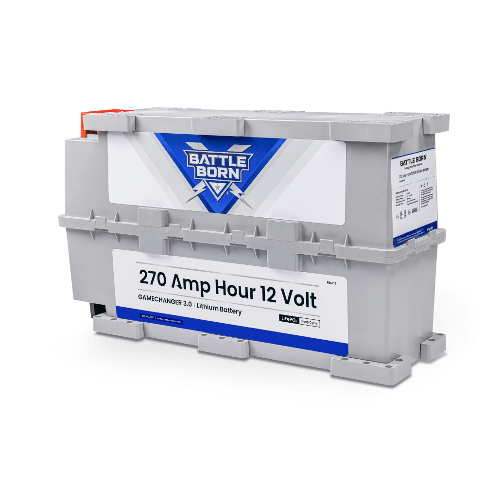 Battle Born 270Ah 12V LiFePO4 Deep Cycle GC3 Battery (SC)