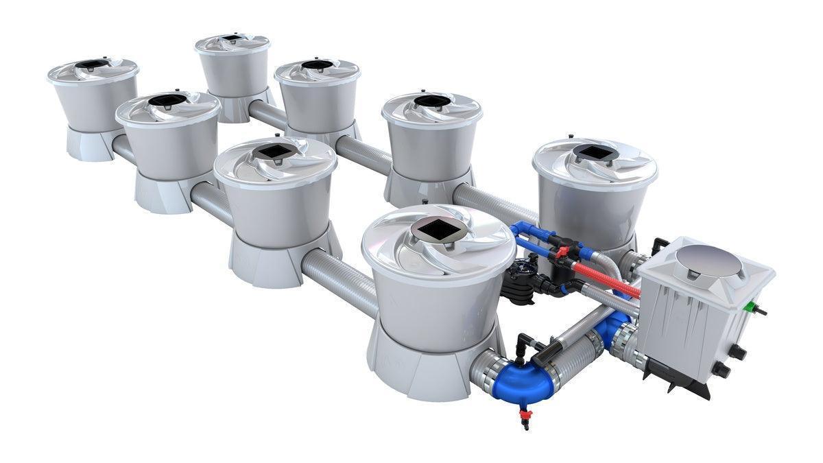 Alien Hydroponics - V-SYSTEM 8 Pot 2 Row Kit