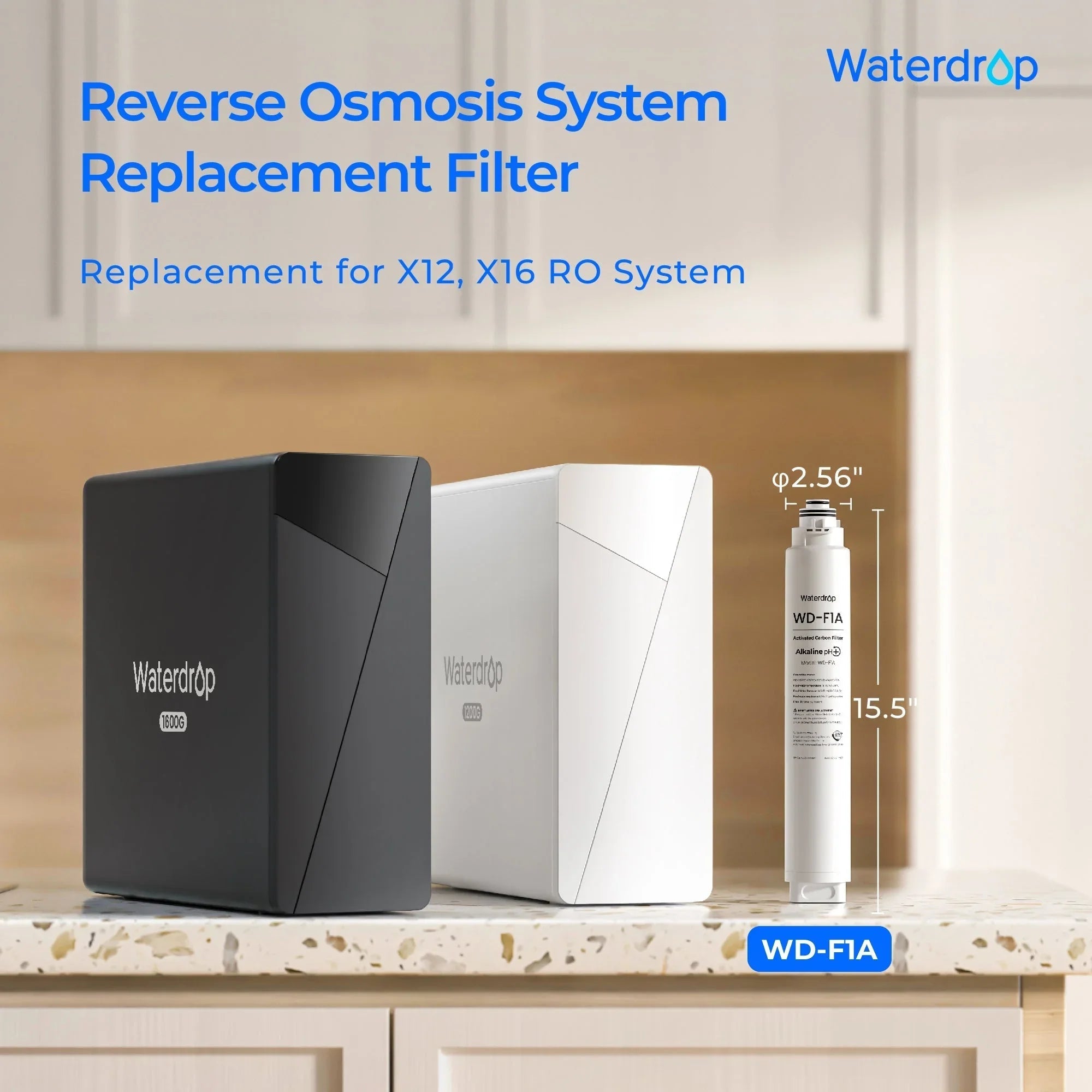 F1A Filter for Waterdrop X Series Reverse Osmosis System (SC)