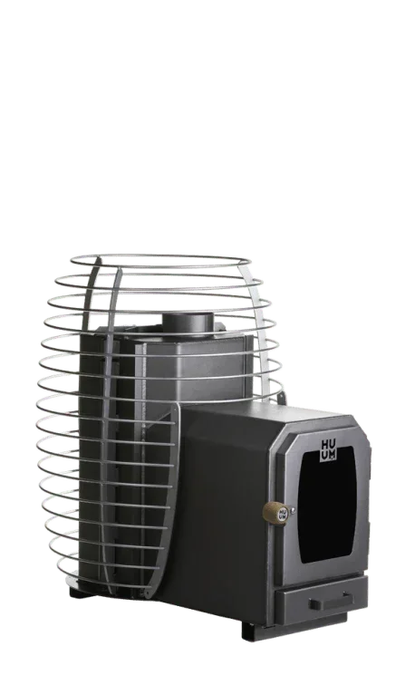 Huum HIVE Wood 17S, 17.0kW Wood-Fired Sauna Stove w/ Firebox Extension