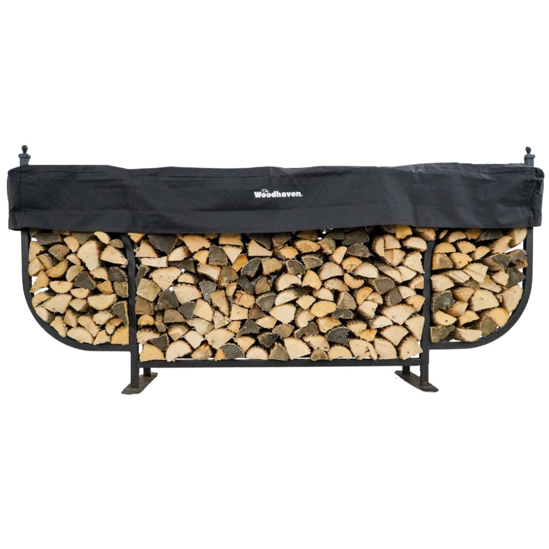 The Woodhaven 9ft Courtyard Firewood Rack