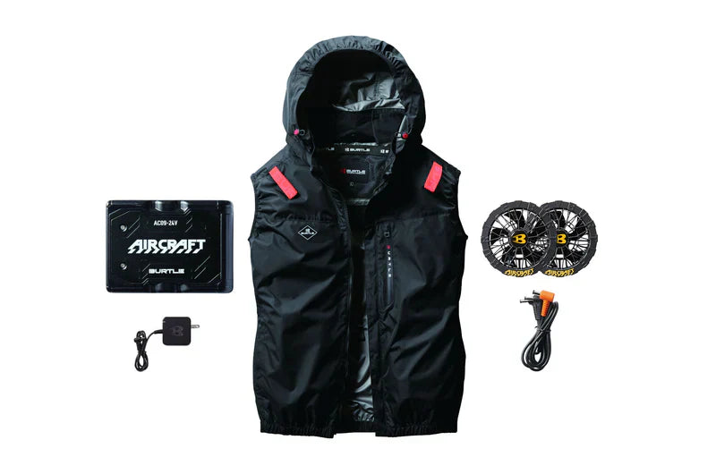 24V Battery-Powered Fan-Cooled Vest Complete Cooling System (SC)