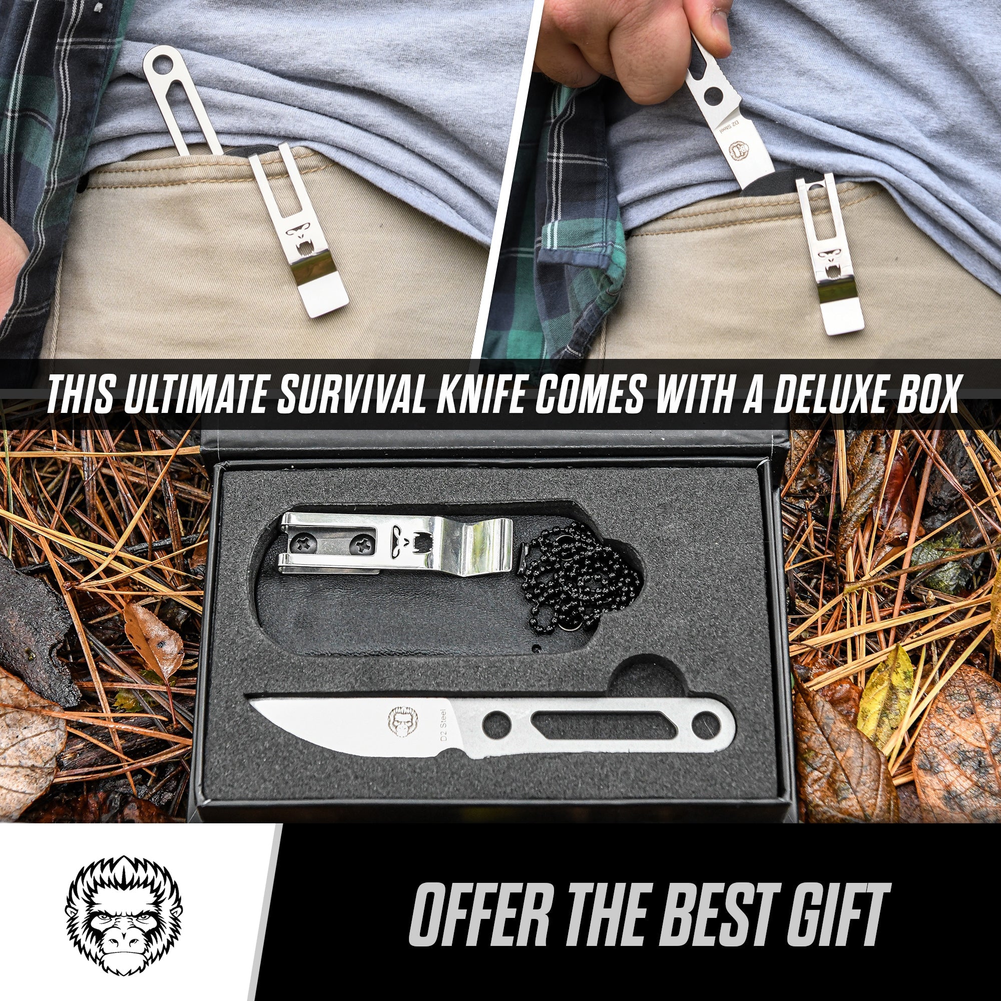 The Scalpel All-Steel Survival Knife Giftset for Outdoors (SC)