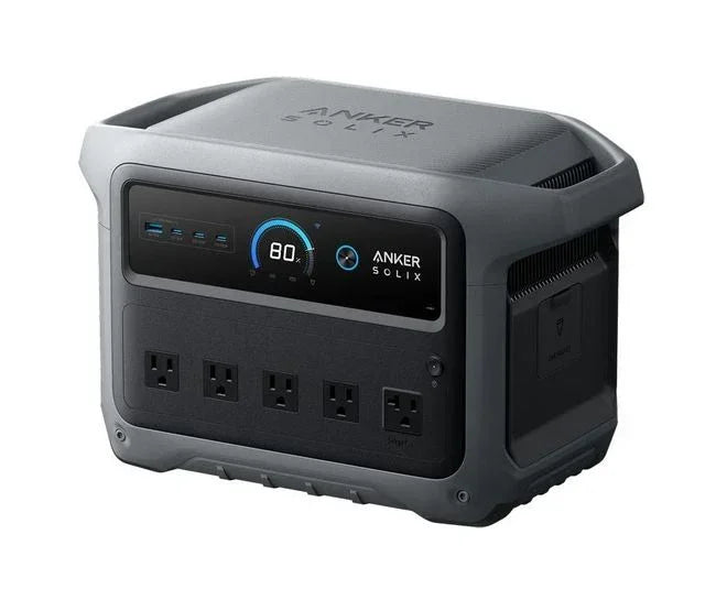 Anker SOLIX C1000 Gen2 Portable Solar Generator with Anker 400W Portable Solar Panel