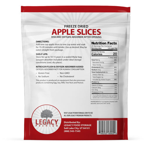 Freeze Dried Apple Slices (SC)