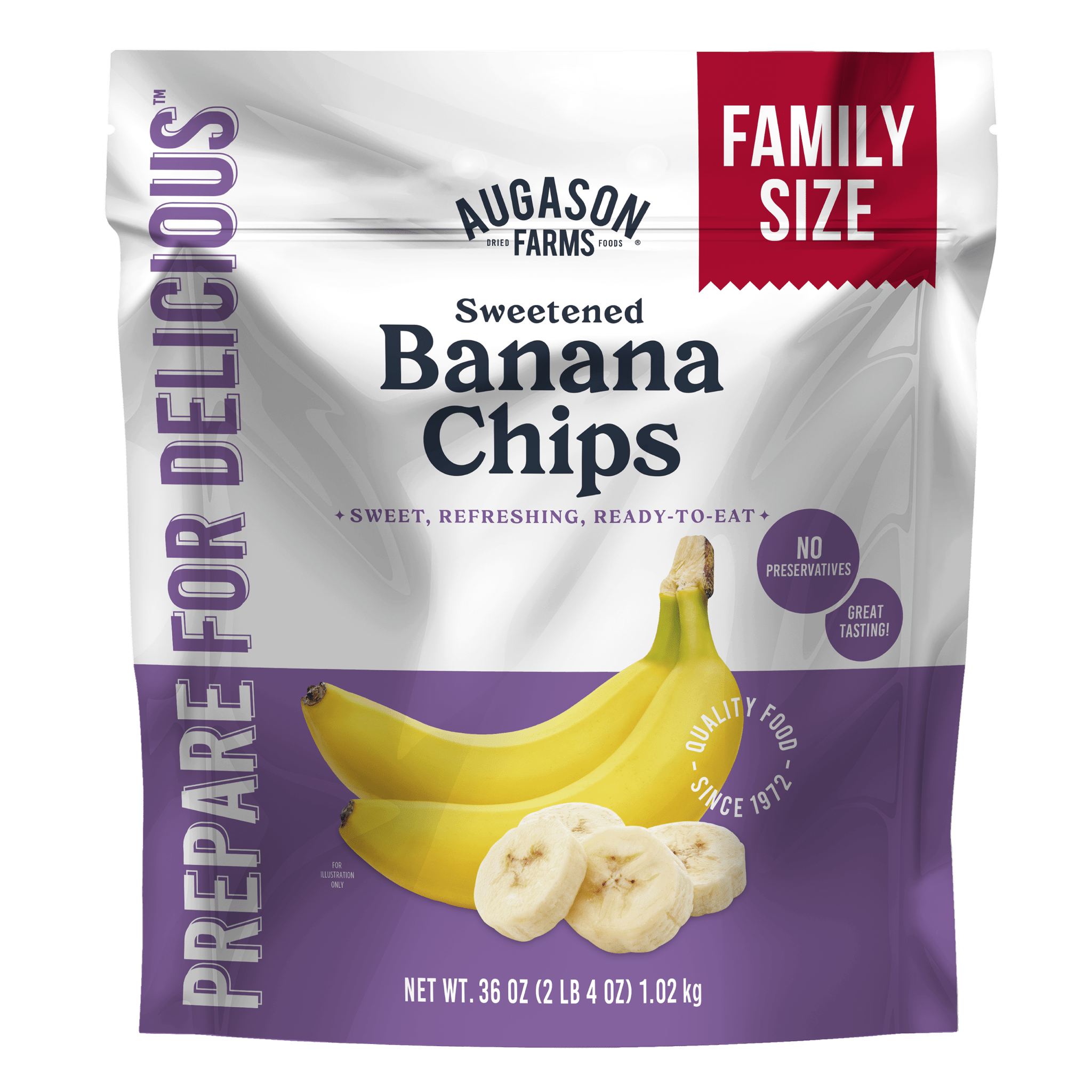 Banana Chips Family Size Pouch, 34 Servings (SC)