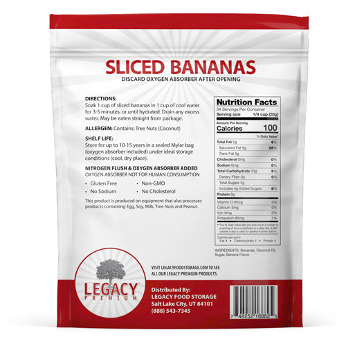 Freeze Dried Sliced Banana (SC)