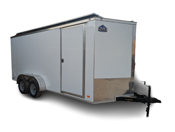 16' Expanded Model Enclosed SOLAR POWERED Offgrid Self-Sufficient Trailer - BASE MODEL w Expanded 10K Split Phase 120V/240V OMO E-Line Inverter + 10.24kWh OMO E-Line Lithium Battery (SC)