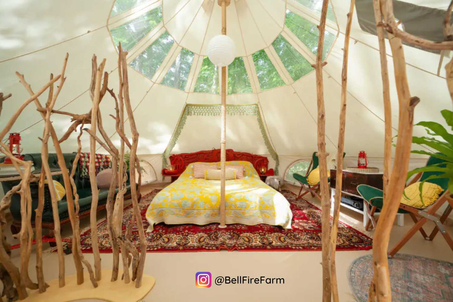 stargazer tent Life InTents 16' (5M) Stella Stargazer Bell Tent