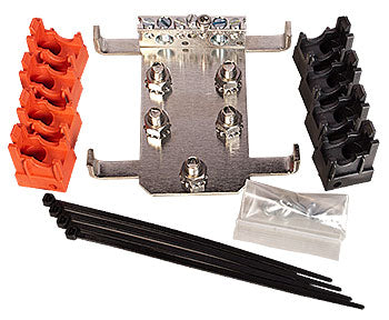 Midnite Solar Battery Busbar | 280 Amp | 5 5/16 Studs | 6 Auxiliary Slots | MNBIGBUSBAR (SC)