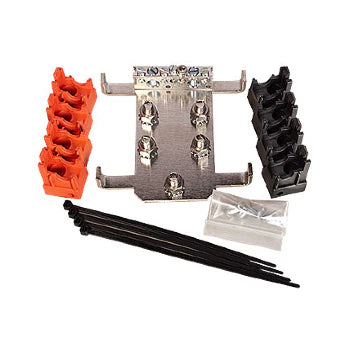 Midnite Solar Battery Busbar | 280 Amp | 5 5/16 Studs | 6 Auxiliary Slots | MNBIGBUSBAR (SC)