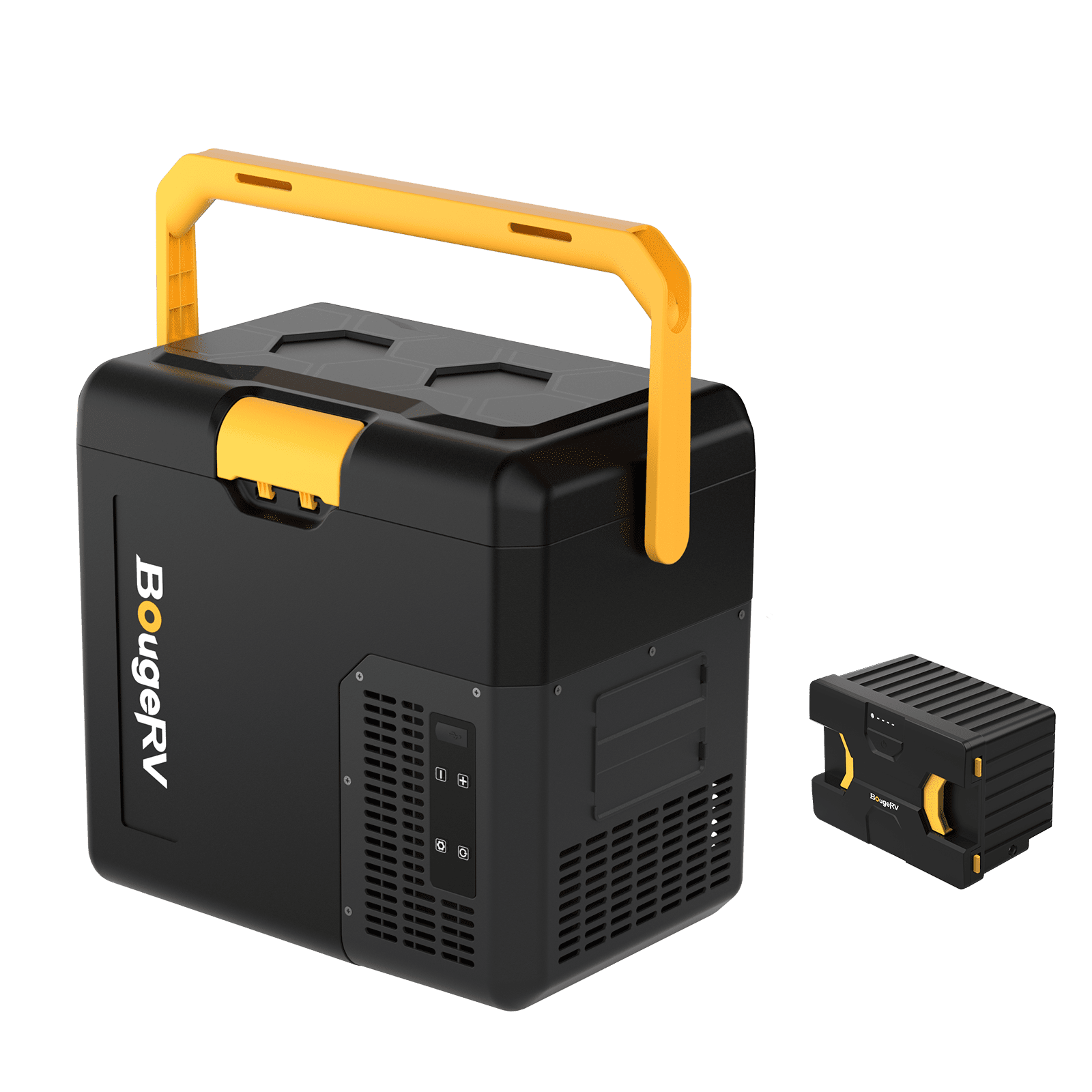 BougeRV CRH 19QT 12V Portable Car Fridge with 173Wh Battery