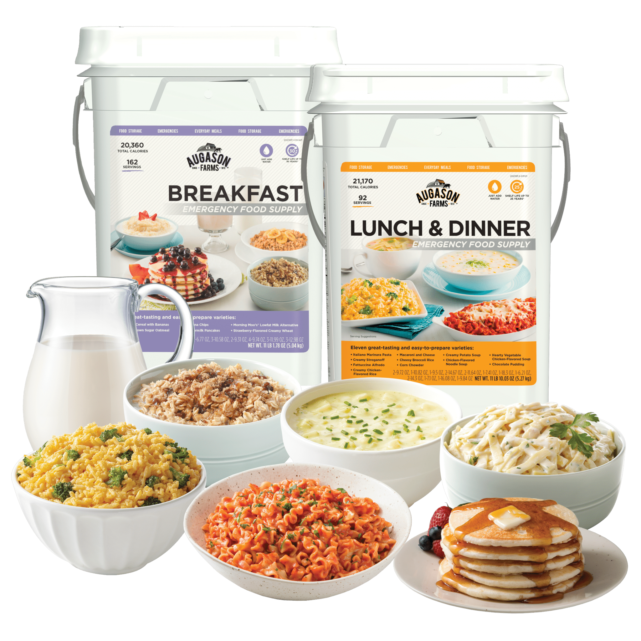 Breakfast, Lunch & Dinner Variety Kit, 254 Servings (SC)