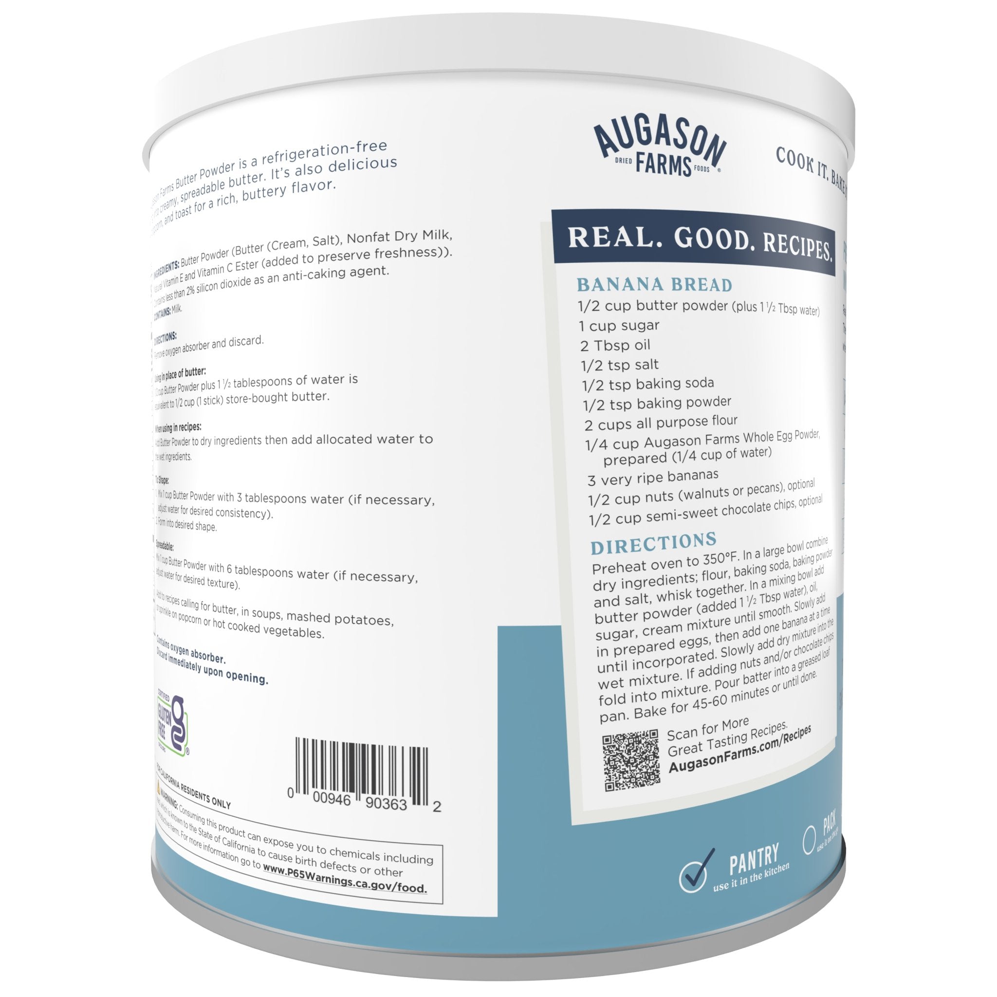 Butter Powder Can, 510 Servings (SC)