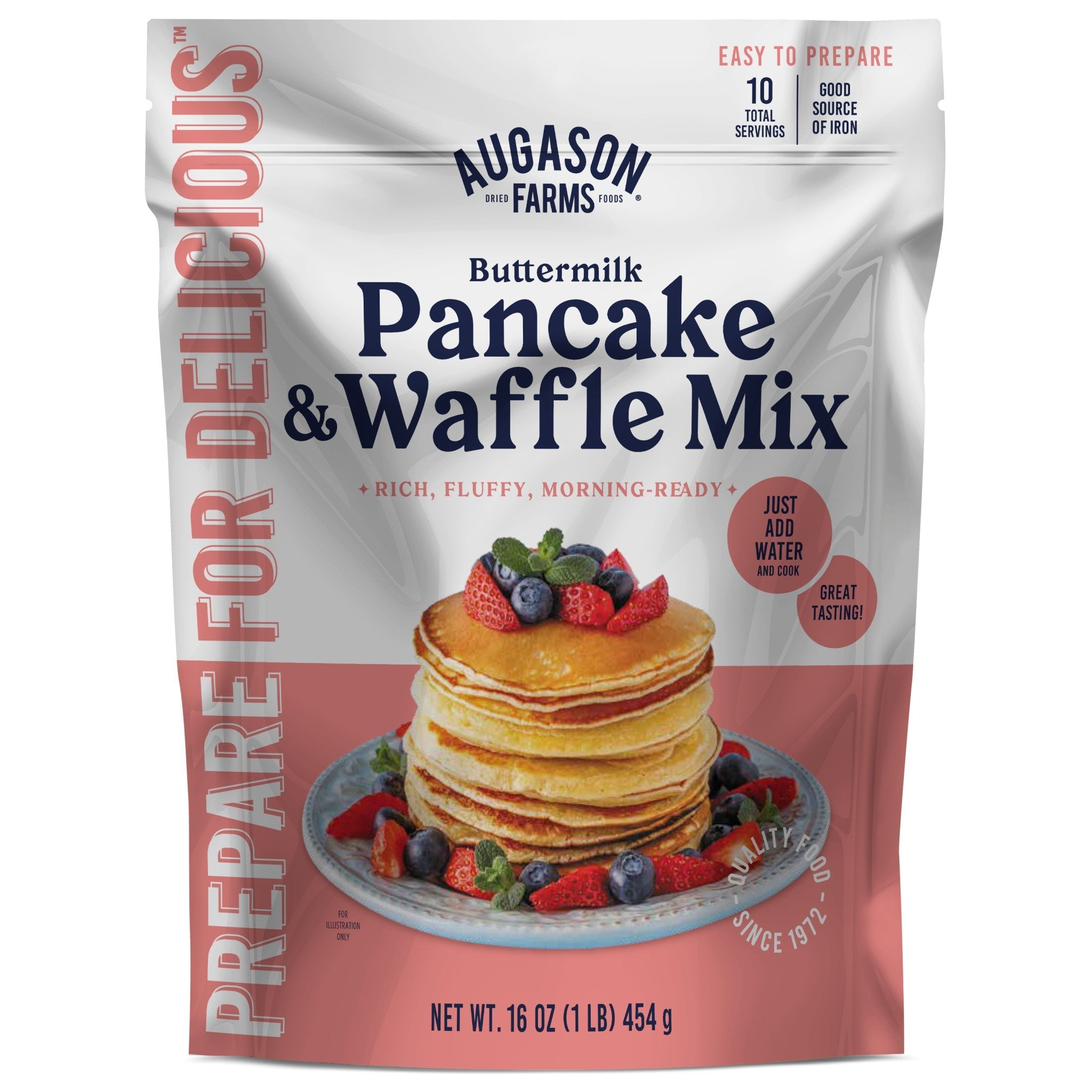 Buttermilk Pancake & Waffle Mix Pouch, 10 Servings (SC)